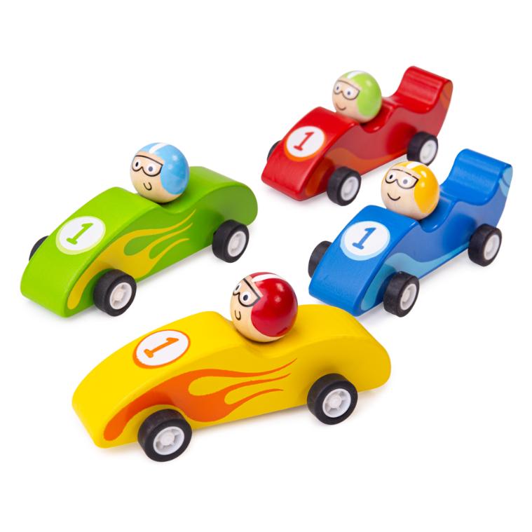 Bigjigs Pull Back Rennwagen (BJ992-1)