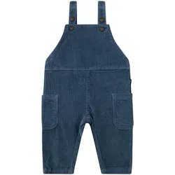 Sanetta Cord-Latzhose mit Taschen, blau, 62