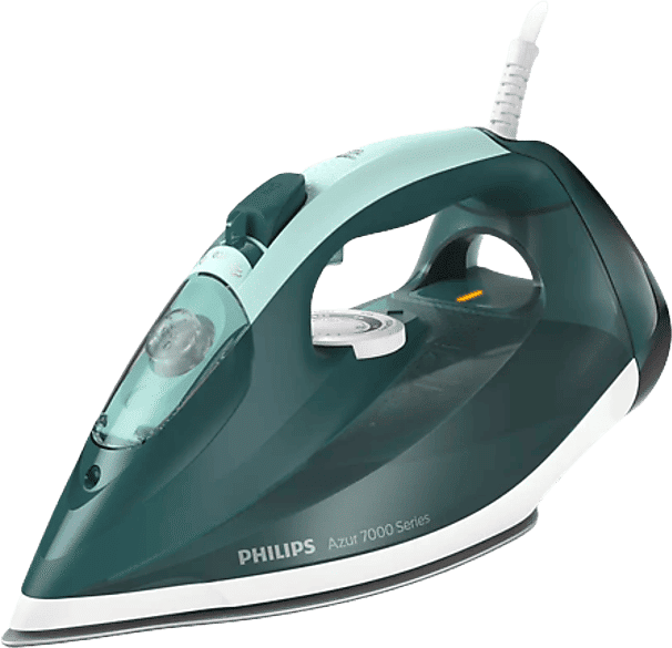 Plancha de vapor - Philips DST7031/70, 2800 W, SteamGlide Plus, Quick Calc Release, Golpe Vapor 250 g, Verde