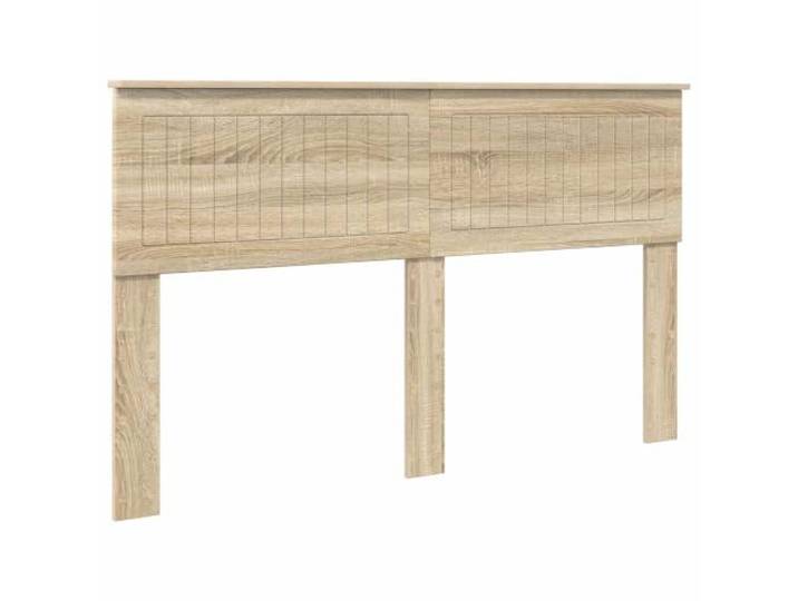 KKgypkn Kopfteil Sonoma-Eiche 150 cm Holzwerkstoff, rechteckiges Design aus Holzwerkstoff für Bett 150 cm