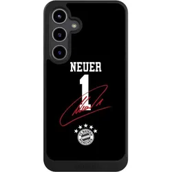 Nivocase Hülle für Samsung Galaxy S24+ Handyhülle NIVOcore Case Schwarz FC Bayern München FCB Manuel Neuer (Samsung Galaxy S24+), Smartphone Hülle, Schwarz
