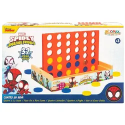 Woomax Marvel Spidey Four in a Row wooden game (2 Spieler)
