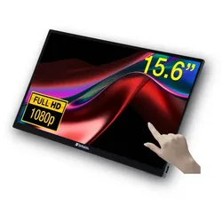 Verbatim 49592 Computerbildschirm 39,6 cm (15.6") 1920 x 1080 Pixel Full HD LCD Touchscreen Schwarz