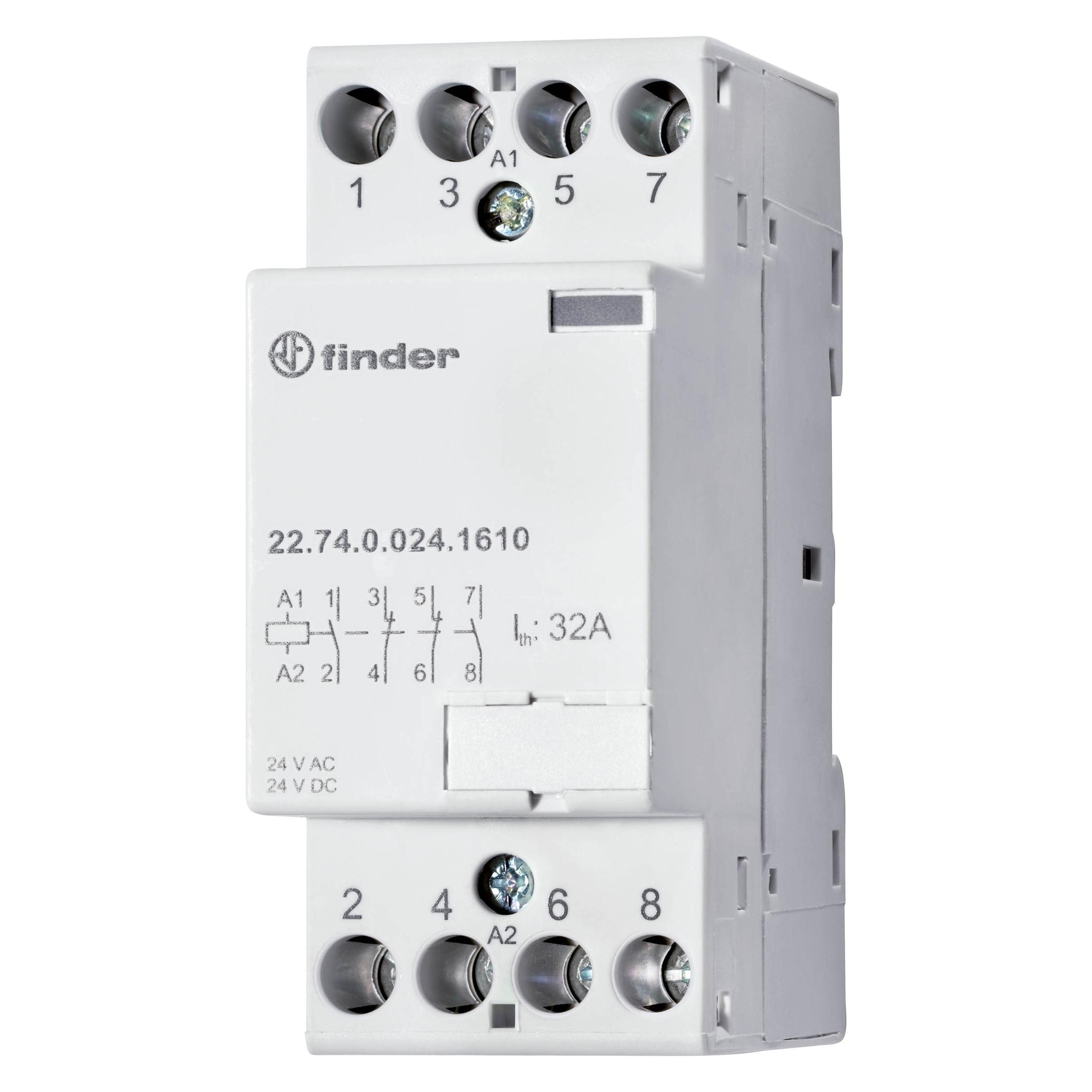 Finder Installationsschütz 32 A, 4 Schliesser (22.74.0.024.1310)