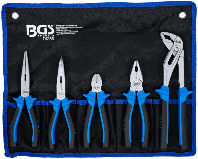 BGS Jeu de pinces, 5 pièces ; BGS technic (74256)