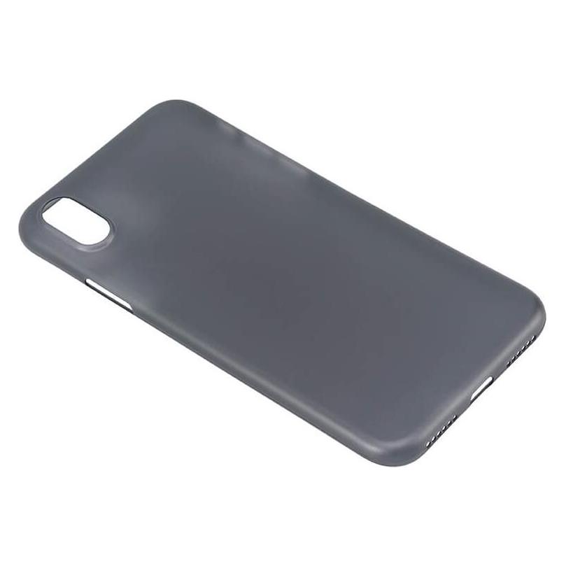 Carl GEAR Mobil Cover Ultraslim Sort Semitransparent (Apple iPhone X) (663201)