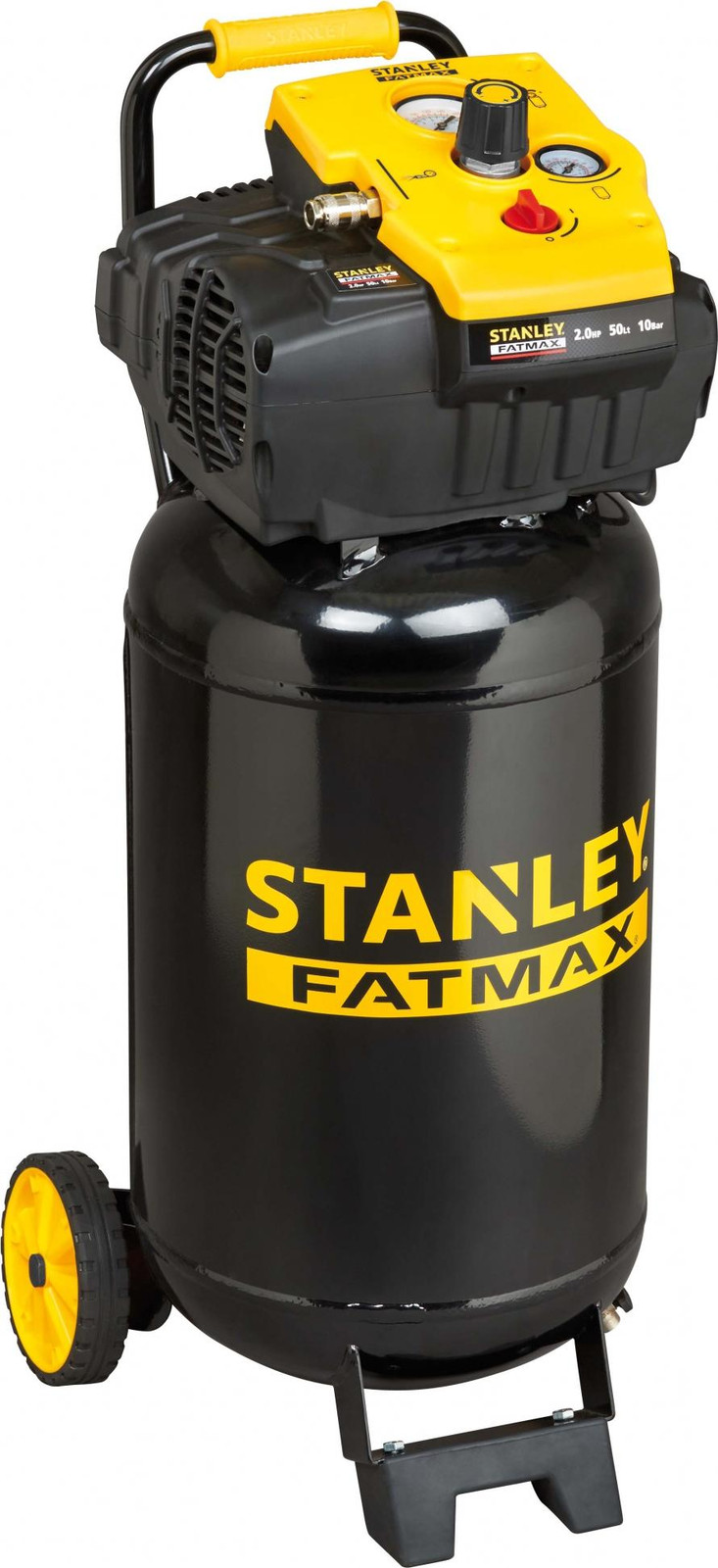 Stanley Fatmax Verticale compressor voor het leggen van vloerbedekking, 50 liter, 10 bar