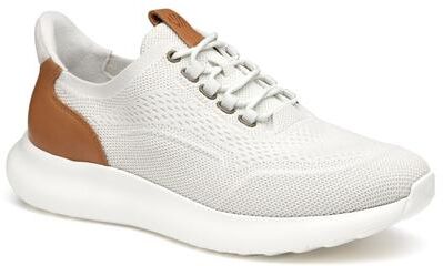 Johnston & Murphy Amherst 2.0 Knit Plain Toe - Mens 8 White Sneaker Medium
