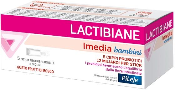 BIOCURE Srl Lactibiane Imedia Bambini, 5 Stick