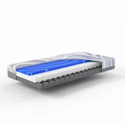HN8 Hn8 7-Zonen Kaltschaummatratze mit int. Gelschaum-Topper Ocean Clean KS / 140x200 / H2