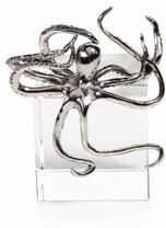 Zodax Decorative Octopus Figurine, Silver