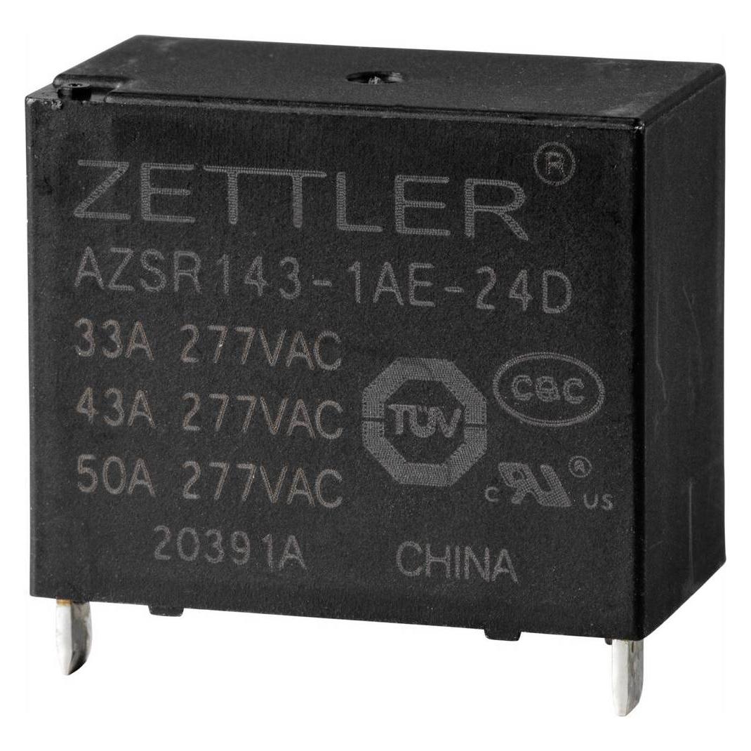 Zettler Electronics AZSR143-1AE-24D Powerrelais 24 V/DC 50 A 1 Schliesser 1 St. (AZSR143-1AE-24D)