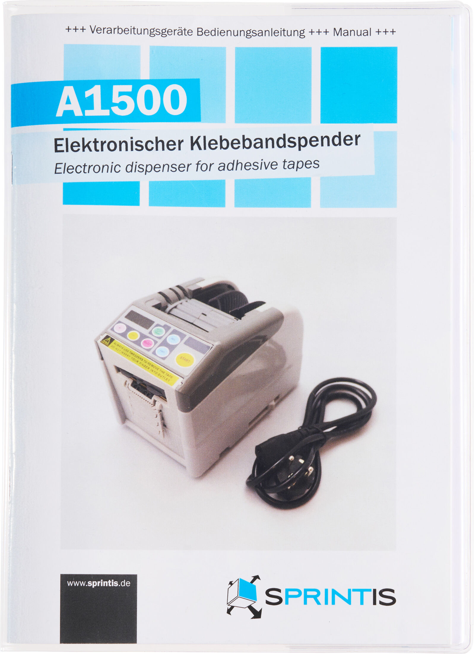 SPRINTIS 100 Unités - Protège carnet 217 x 314 mm, pour format A5, PVC souple, transparent