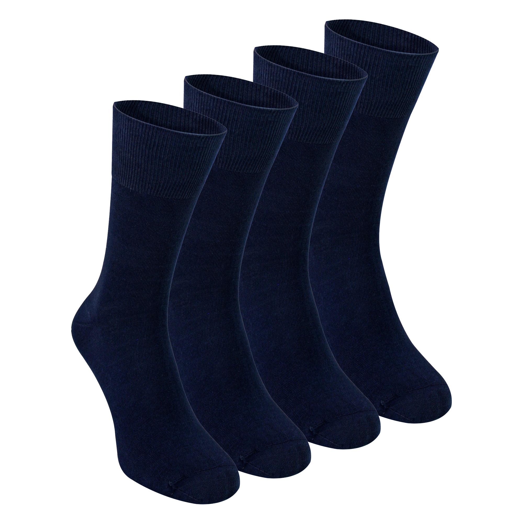 4 Paare Herren Bambus Sensorik-Socken - Weiche nahtlose Socken für ganztägigen Komfort