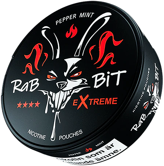 Rabbit Pepper Mint Nikotinposer - 1  Single Unit