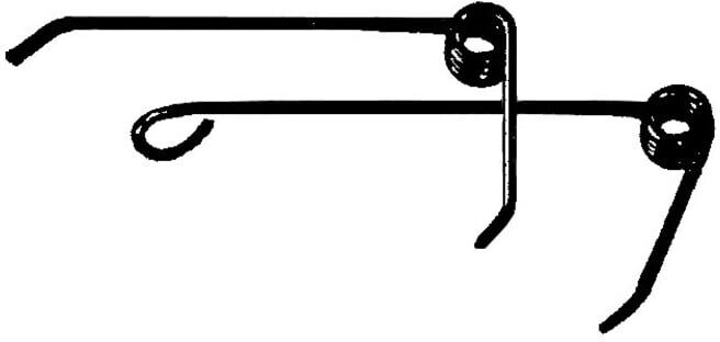 HELLERMANNTYTON Ressort pour pince à colliers, type : 1 (621-70011)