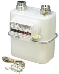 Metrix G4 Diaphragm Gas Meter with Pulse Plug & Lead - 110mm Centres