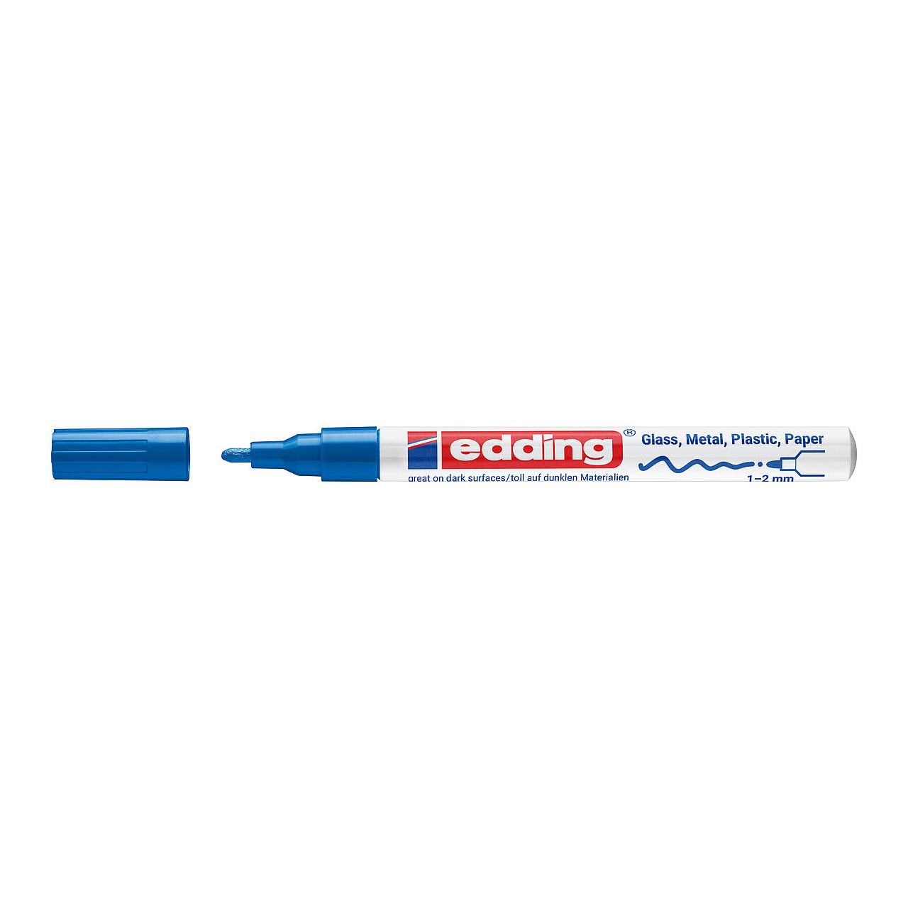 edding 751 creative Lackmarker blau 1,0 - 2,0 mm, 1 St. (4-751-9-003)