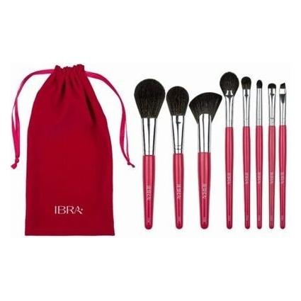 Ibra BRUSH SET CANDY Zestaw pędzli do makijażu 1op.-8szt (Set) (5907518391925)