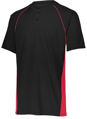 Augusta Sportswear A1560 Athletic Limit Jersey T-Shirt in Black/Red size Medium   Polyester 1560