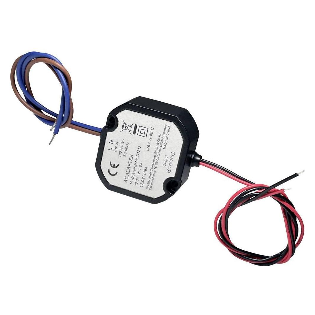 HN Power HNP-MOD1212 Netzteil / Stromversorgung 12 V/DC 1 A (HNP-MOD1212)