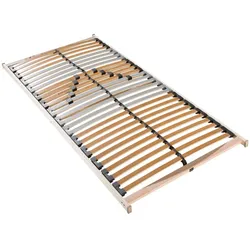Sleepneo Lattenrost 120x200 cm vormontiert 28 Latten 5-Zonen belastbar ca. 150 Kg Birkenschichtholz Made in Germany