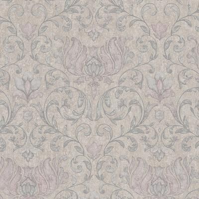 Galerie Wallcoverings City Romance Collection Floral Damask Wallpaper Roll