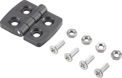 Basetech Kunststoff-Scharnier 39x30x4mm 39mm 1St.