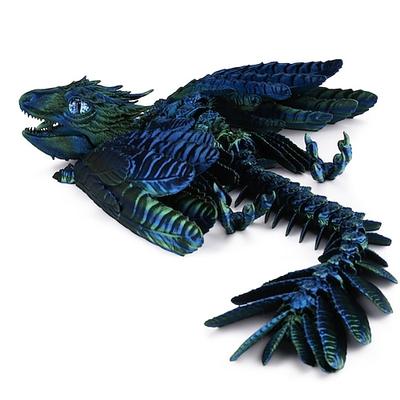 Gefederter Wyvern Drache 3D Druck Drache artikulierter Drache Fidget Drache 3D gedruckte Spielzeuge Desktop Haustier Weihnachtsgeschenk