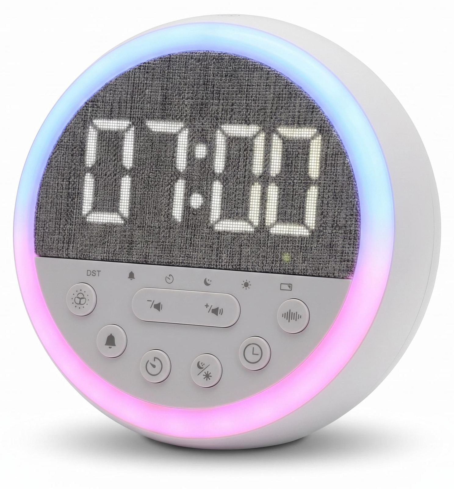 IvoQ Slaaptrainer voor kinderen - Kinderwekker met nachtlampje en white noise