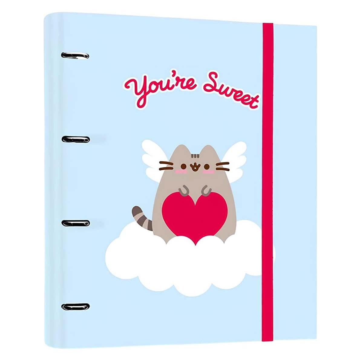 Pusheen - Ordner aus der Purrfect Love-Kollektion (4 Ringe) (A4, 1 Stk.) (CAT0139)