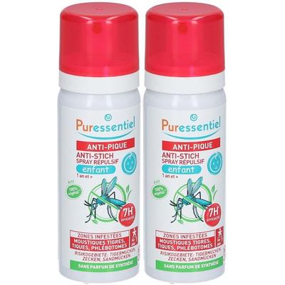 Puressentiel Anti-Stich Abwehrspray f.Babys ab 6M. 2x 2x60 ml Spray