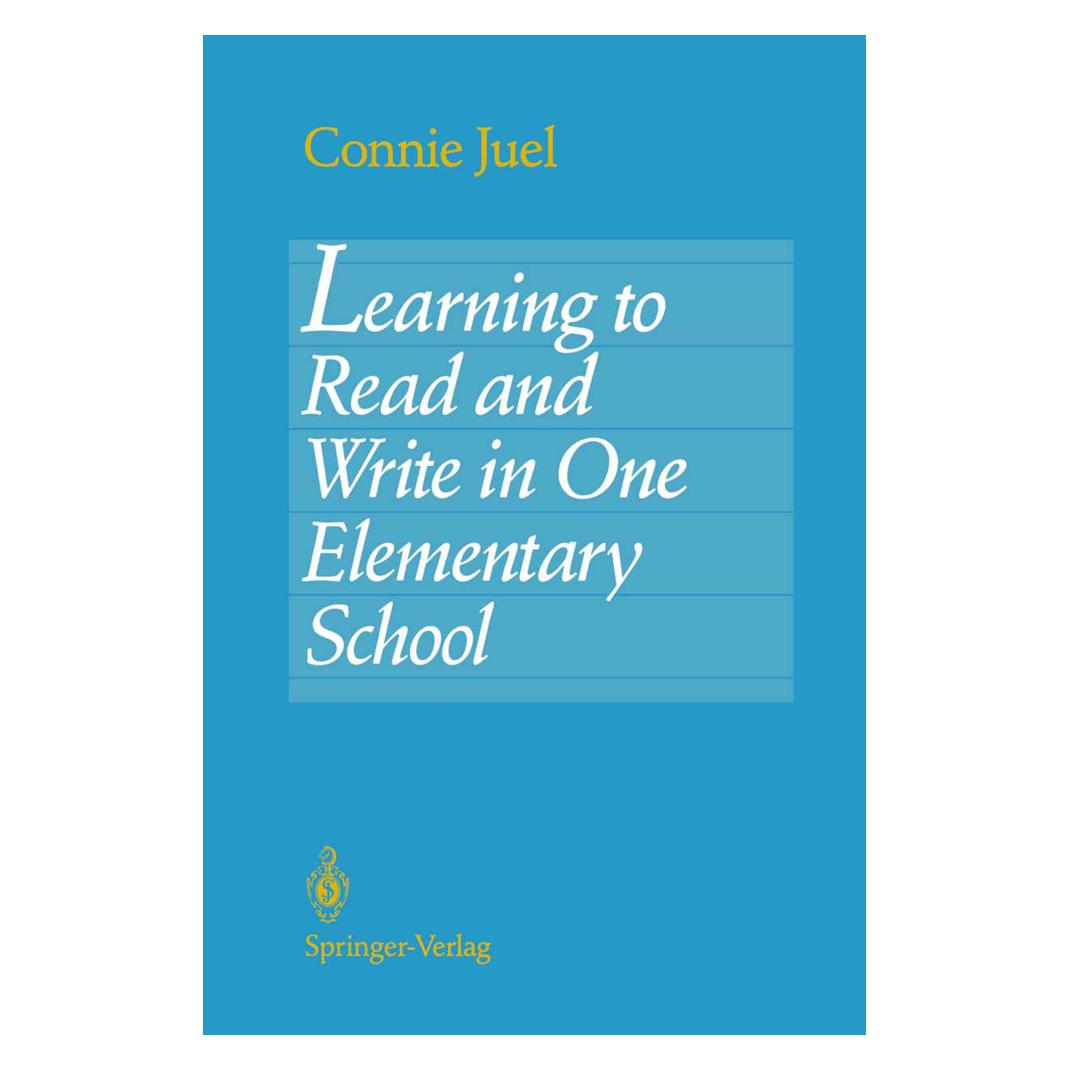 Springer Learning to Read and Write in One Elementary School (Englisch, Softcover, Connie Juel) (55493232)