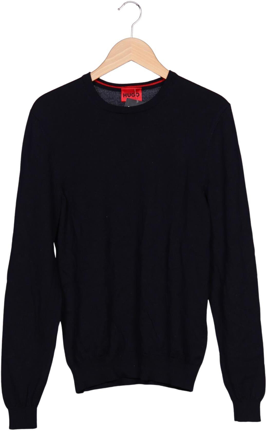 Hugo by Hugo Boss Herren Pullover, Marineblau, Gr. S, Schurwolle - Second Hand