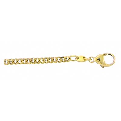 Armband ADELIA´S "18,5 cm Flachpanzer Armband 333 Gold ( 8K )", gold, Armbänder, Damen, 18,5cm, Gold, Armband, Goldarmband