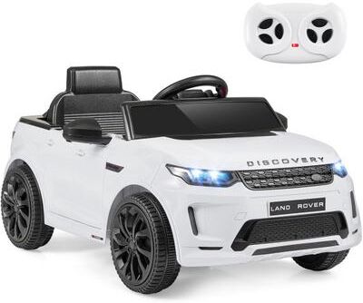 Costway Licensed Land Rover Kids Ride on Car 12V Battery Powered Kids Electric Car-White