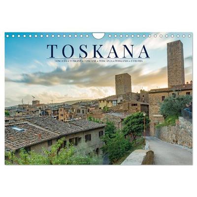 Motive der Toskana (Wandkalender 2026 DIN A4 quer), CALVENDO Monatskalender