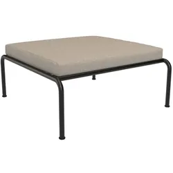 Outdoor Ottoman AVON schwarz Asche