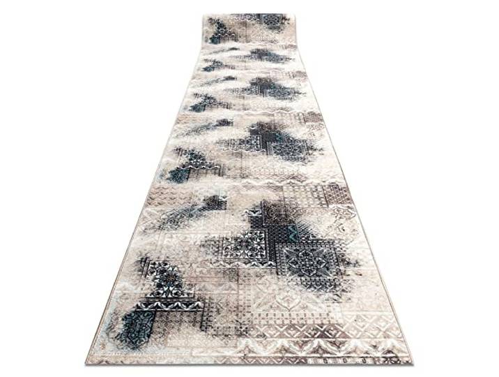 rugsx Läufer Antirutsch Patchwork Vintage, Gummi beige 67x140 cm