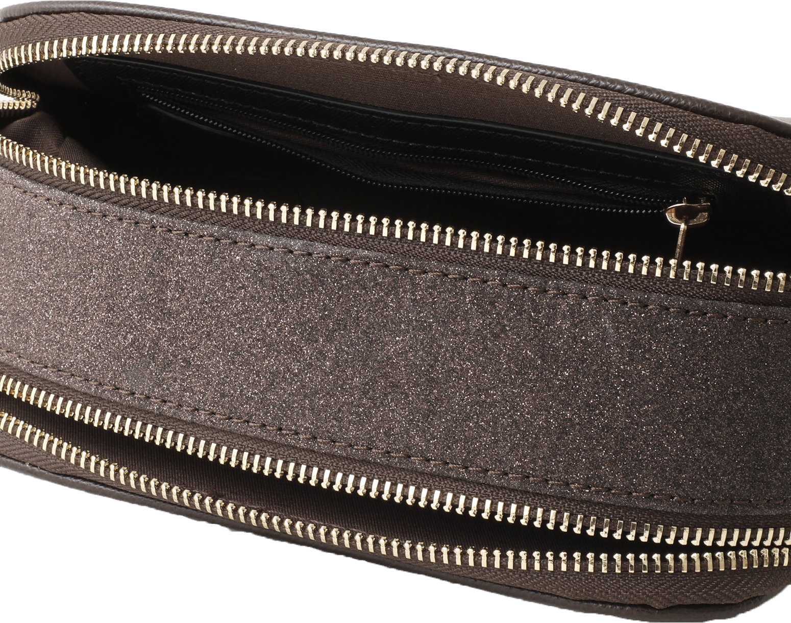 Umhängetasche MARCO TOZZI, Damen, braun (dunkelbraun), Lederimitat, Taschen Umhängetasche, Damen Umhängetasche, Clutch mit goldfarbenem Logo dunkelbraun Einheitsgröße
