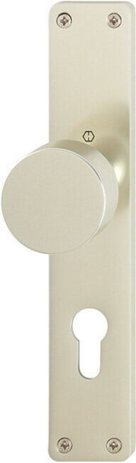 Plaque bouton Hoppe 58/202 Alu. F2 PZ (6710586)