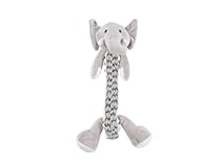 LOVE STORY Jouet Peluche avec Corde Les Féroces Basile l'éléphant sonore 34cm