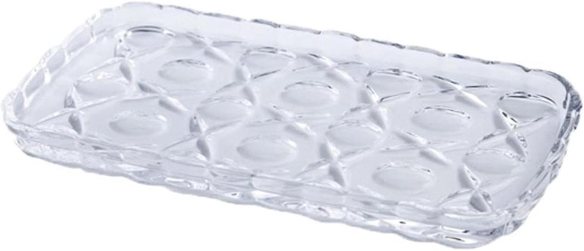 Glazen Dienblad Transparant 35 x 18 x 2,5 cm