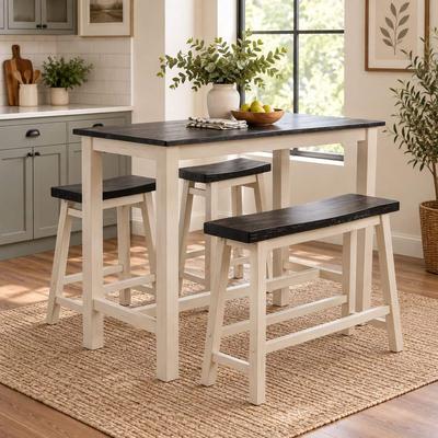 Boraam Sonoma Wood 4-piece Pub Set With Table
