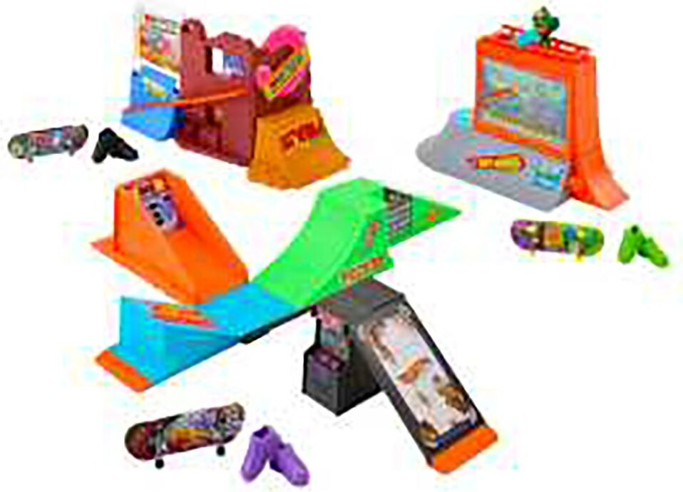 Hot Wheels HGT93 vinger-skateboard set voor kinderen vanaf 5 jaar