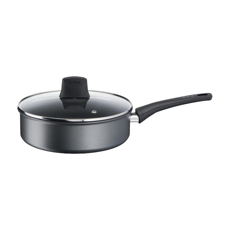 Tefal Easy Chef koekenpan met deksel, diameter 24 cm, geschikt voor inductie, antiaanbaklaag