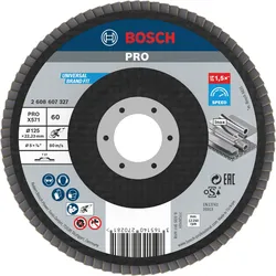 Bosch PRO Fächerschleifscheibe X571 Best for Metal, gerade - 2608607327