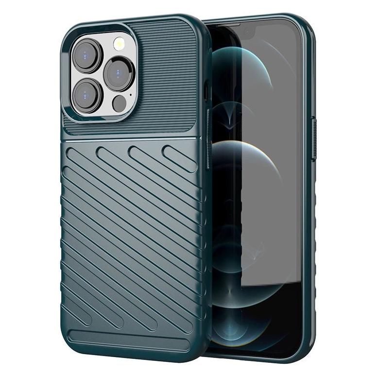 Hurtel Thunder Case Flexibel Robuste Panzer Handyhülle TPU Schutzhülle für iPhone 13 Pro grün (Apple iPhone 13 Pro) (1404978613)