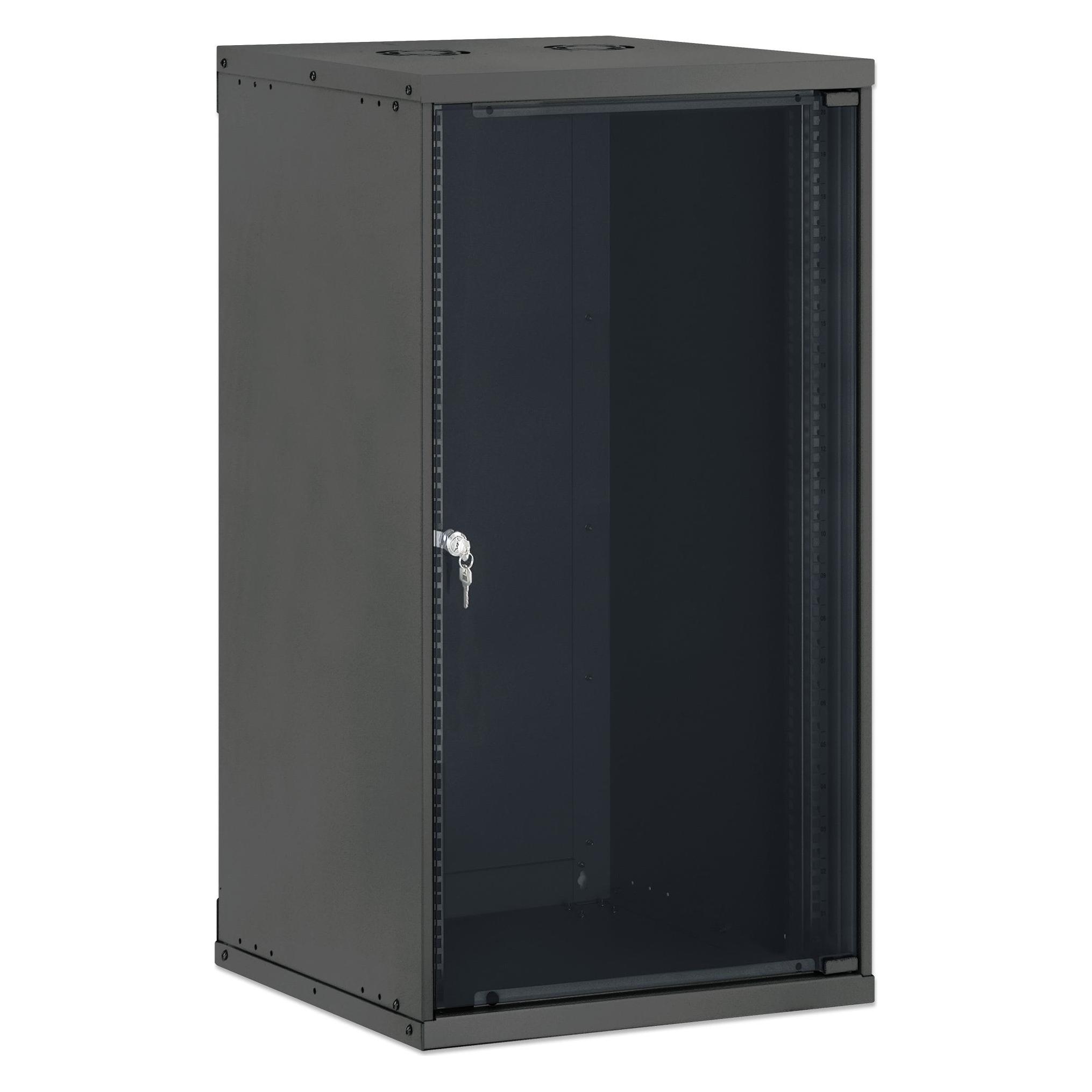 Intellinet 19" Netzwerk-Wandverteiler, Basic Line, 20 HE, 560 mm Tiefe, schwarz (20 HE, 19 Zoll Rack) (716796)