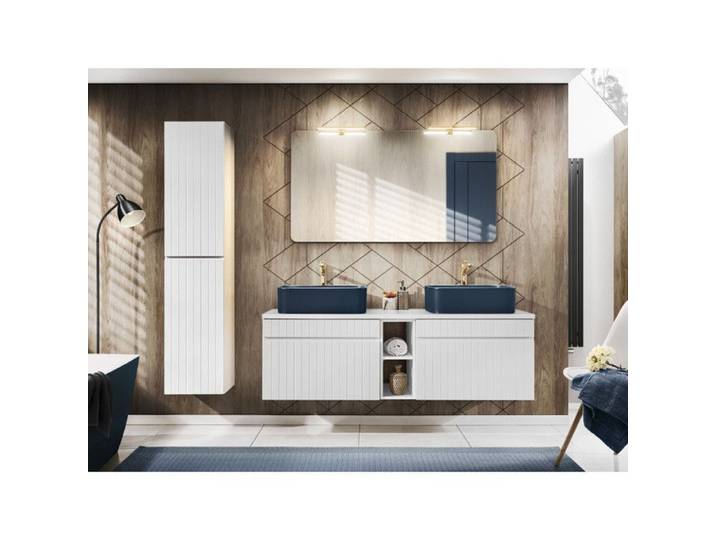 Ensemble complet de salle de bain 140 cm - Emblematic White